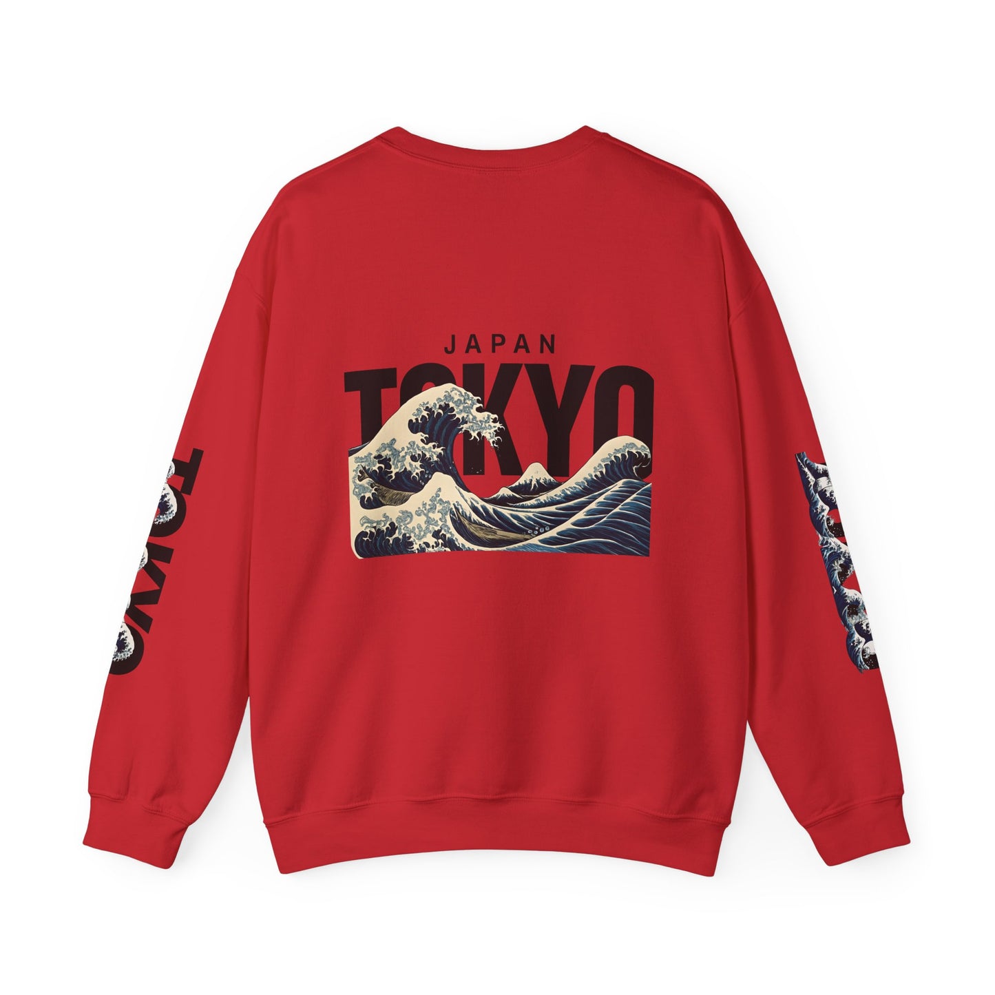 Tokyo Wave Unisex Heavy Blend Crewneck Sweatshirt