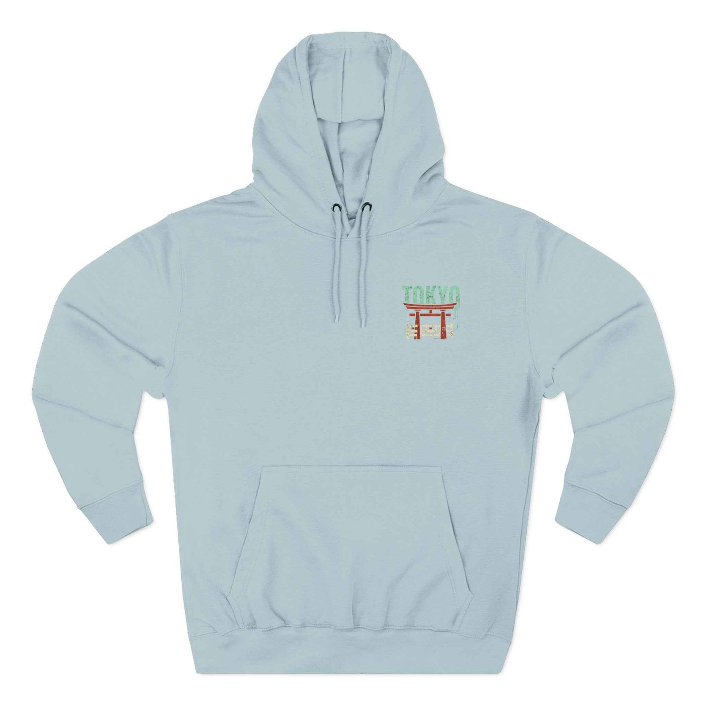 Tokyo Mt Fuji Hoodie Blue Mist