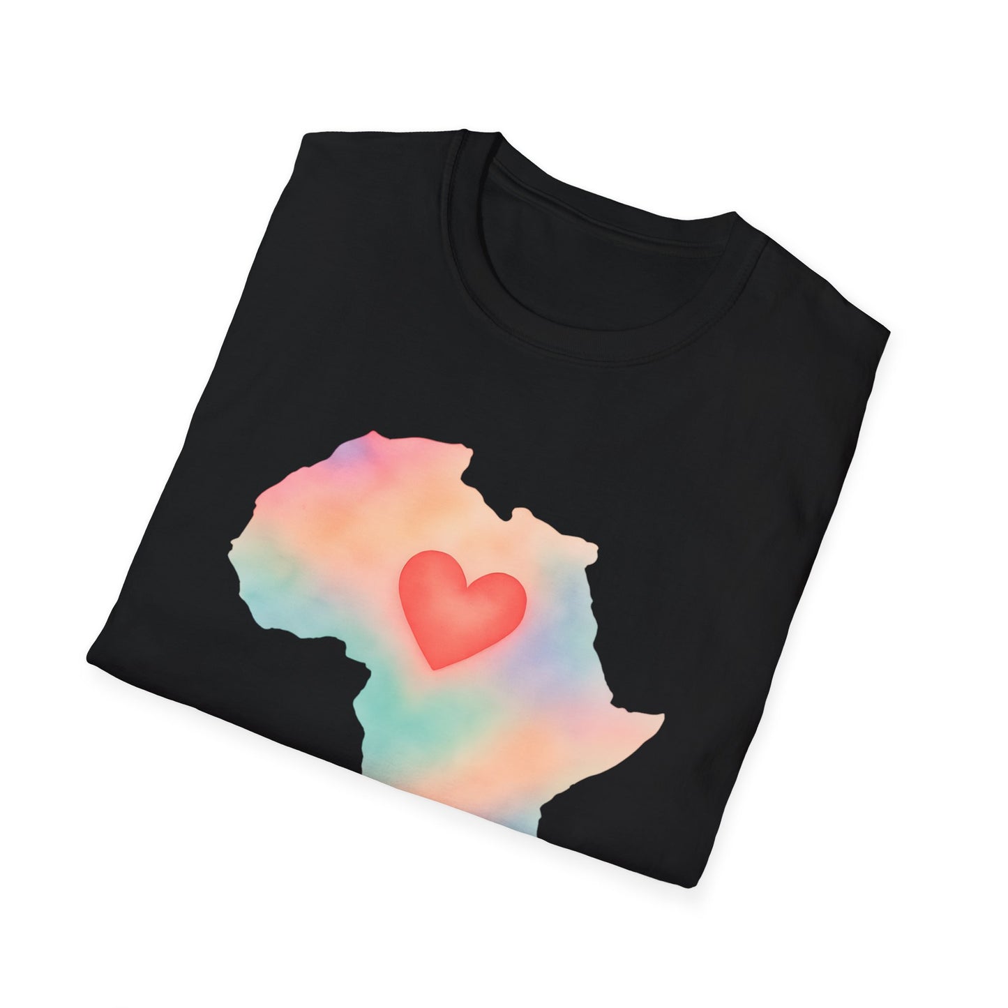 Africa Map Watercolor T-Shirt