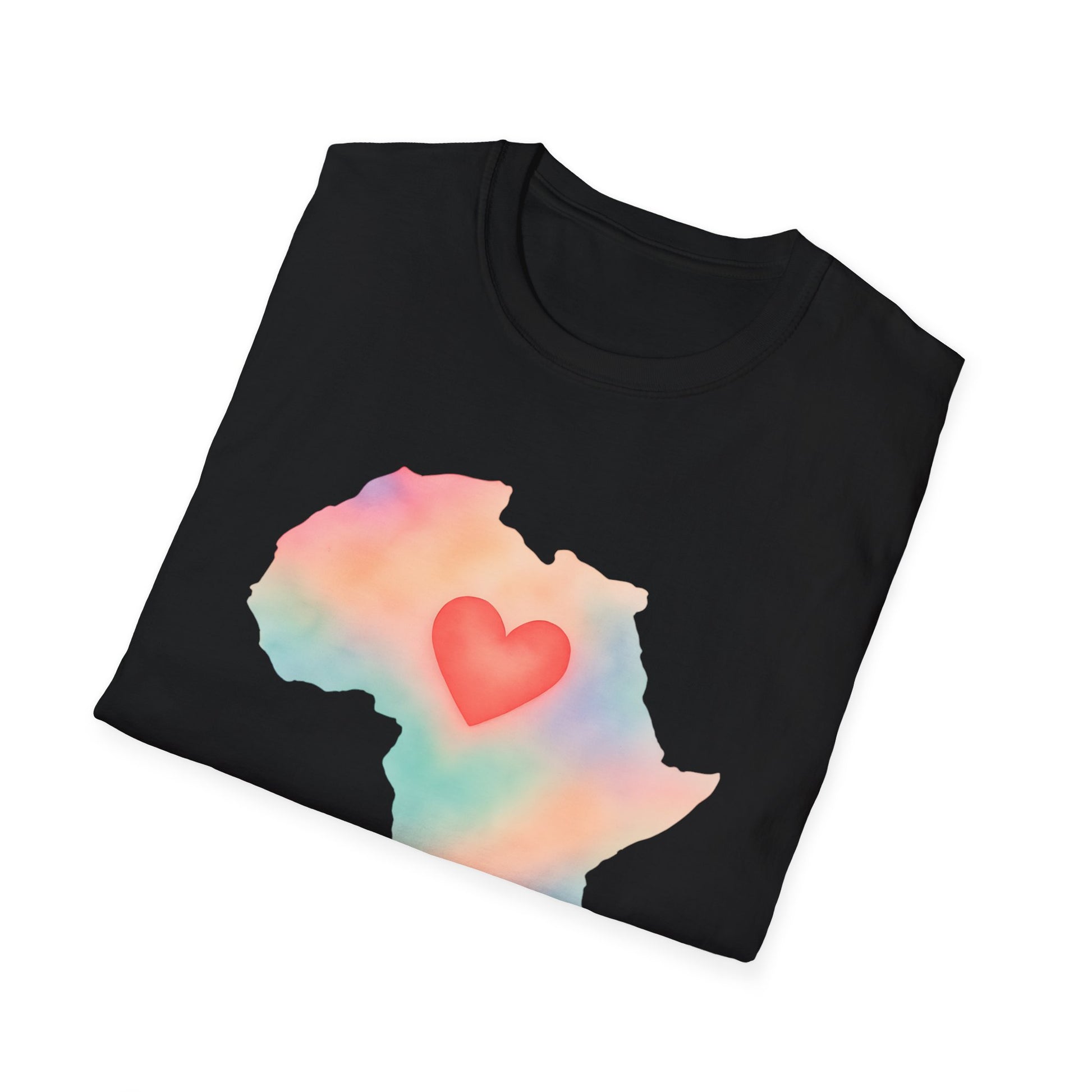 Africa Map Watercolor T-Shirt