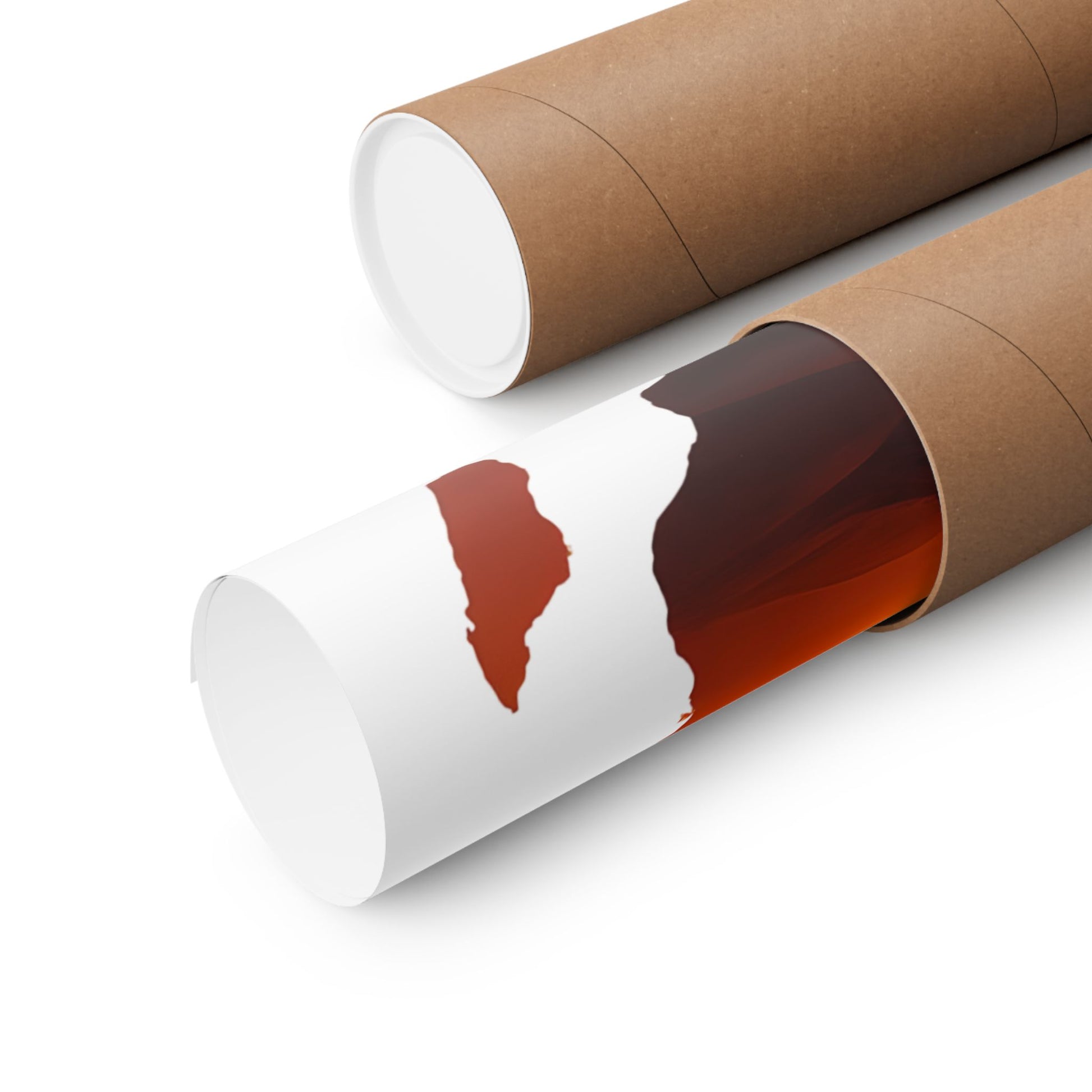 Unique Africa Map Sunset Poster