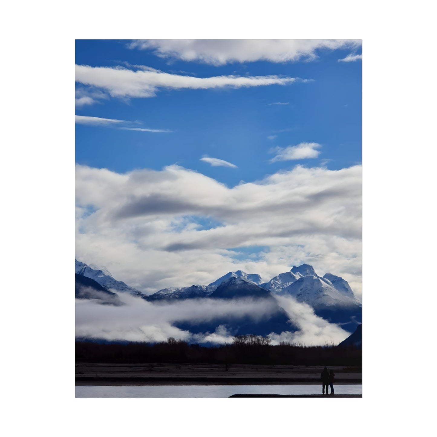 Glenorchy Serene Landscape Print 16" x 20" (Vertical) Matte