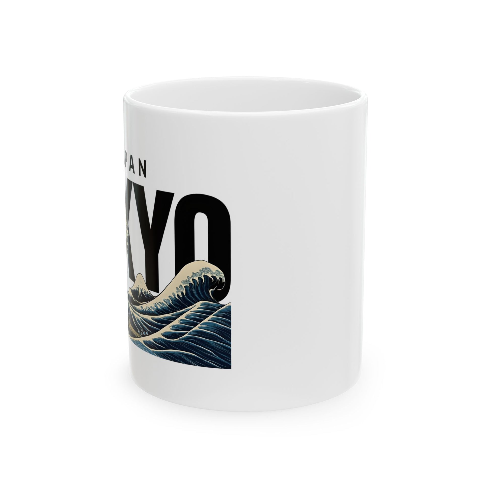 Tokyo Japan Ocean Wave Ceramic Mug