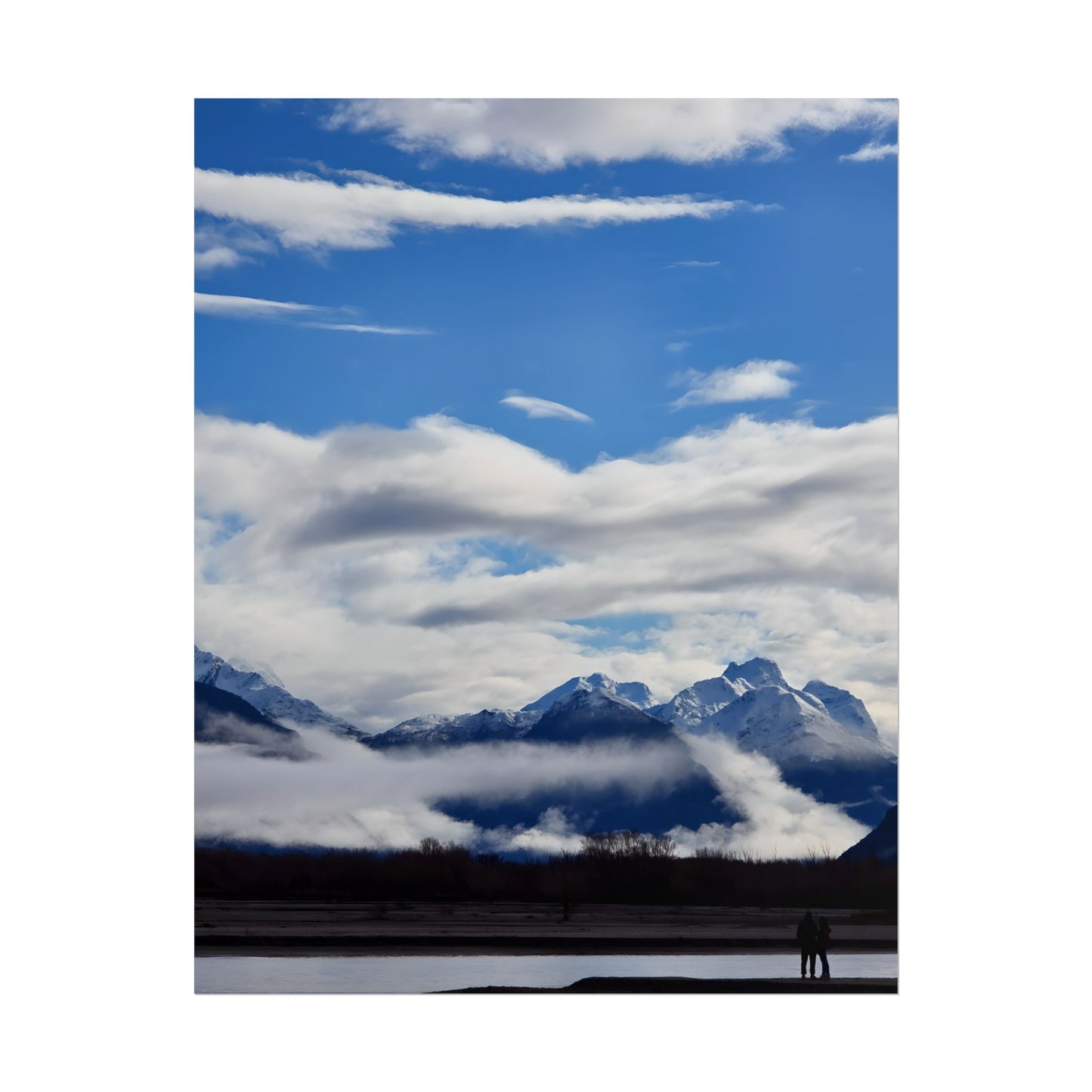Glenorchy Serene Landscape Print 11″ x 14″ (Vertical) Matte