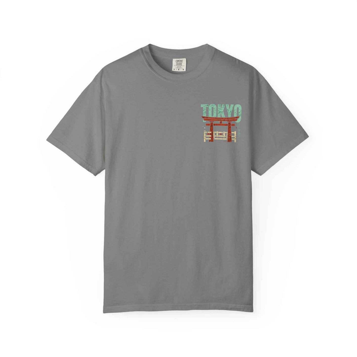 Tokyo Mt Fuji Vibes Unisex T-Shirt Grey