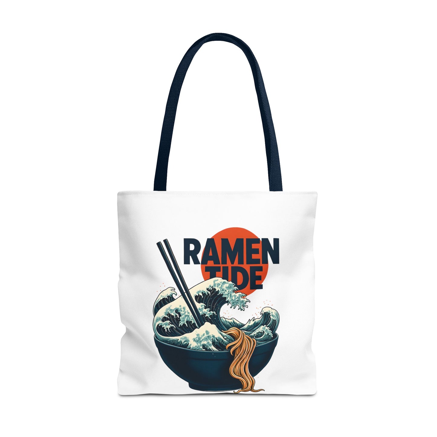 Ramen Tide Tote Bag 18" × 18'' Navy