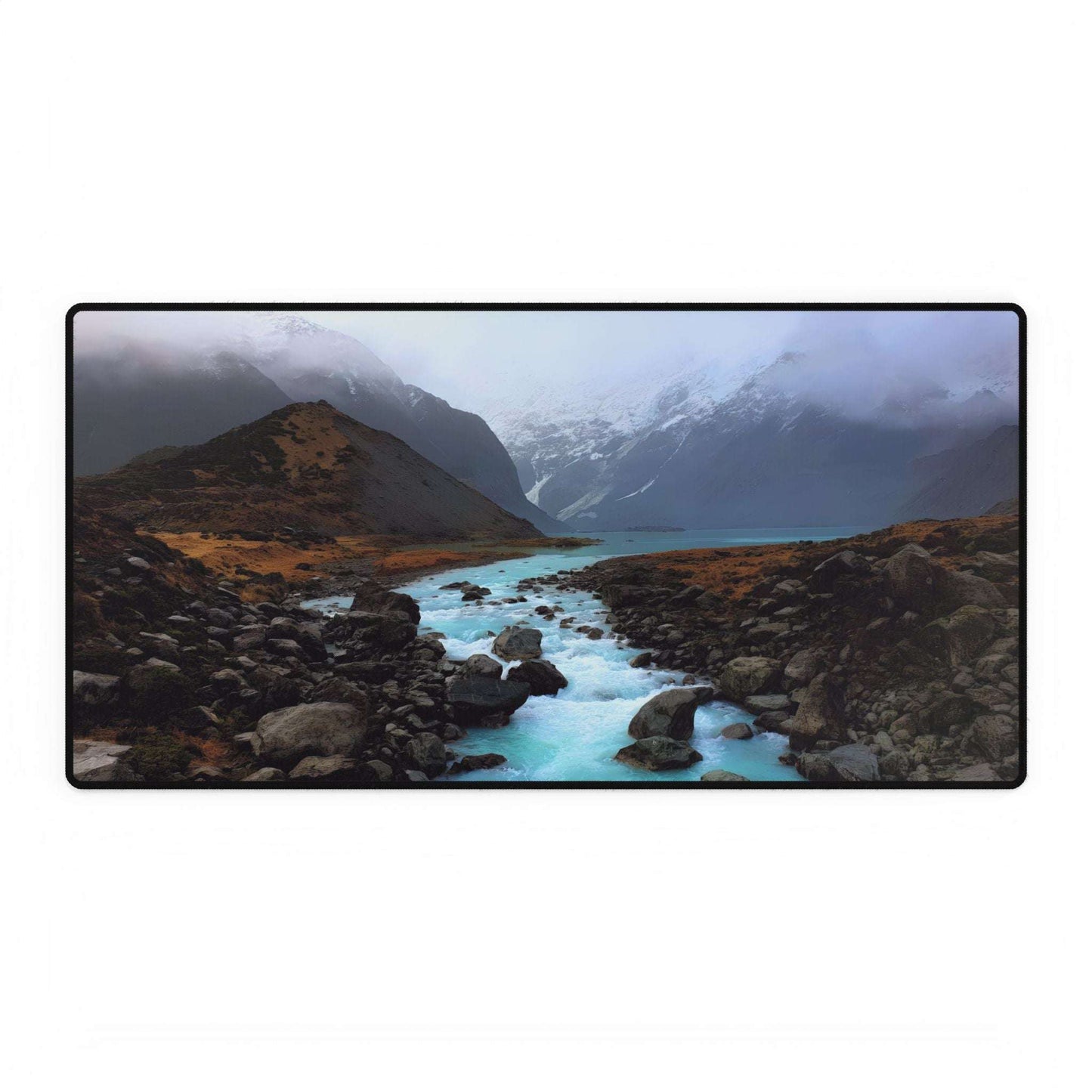 Turquoise River Desk River Desk Mat 31.5" × 15.5"