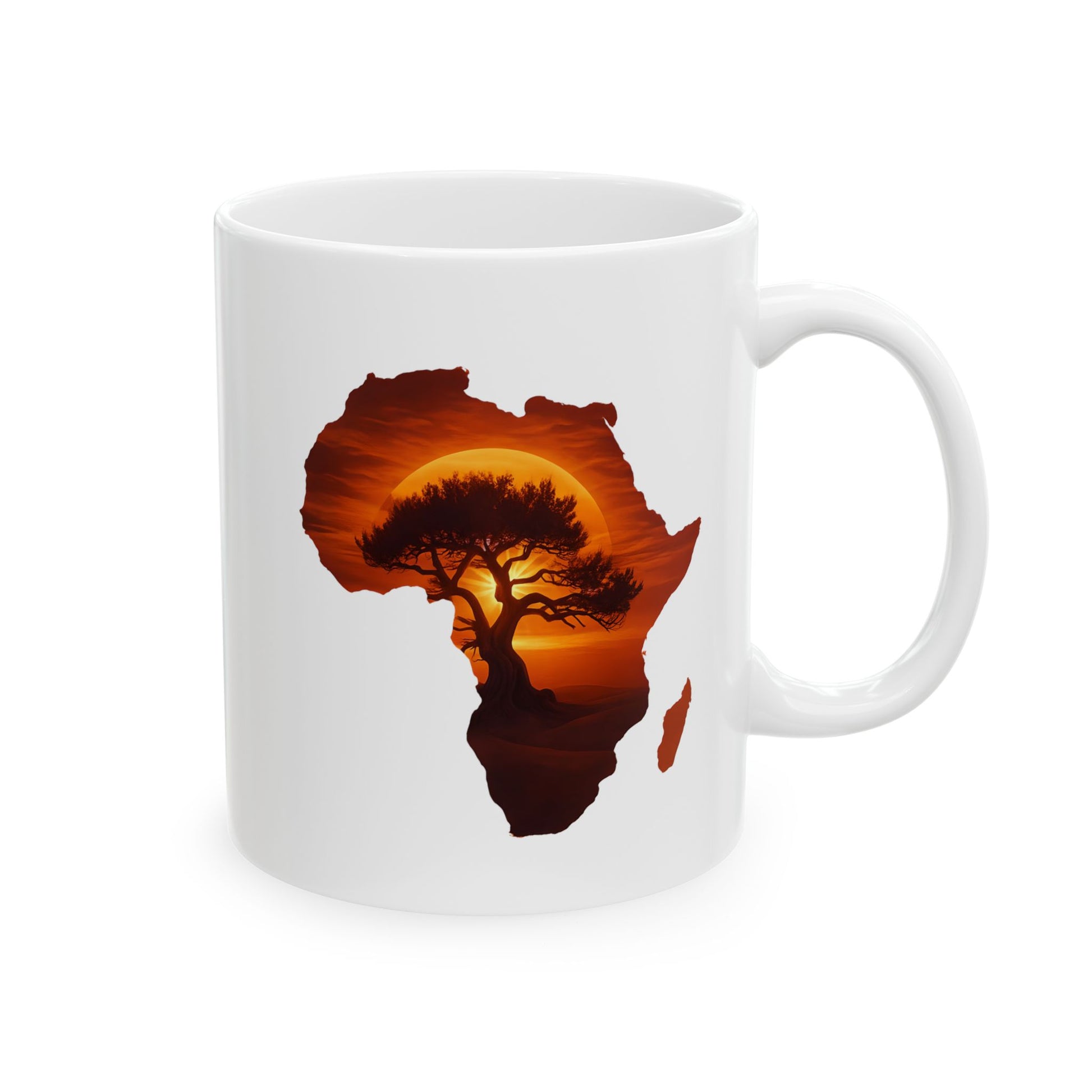 Unique Africa Map Mug