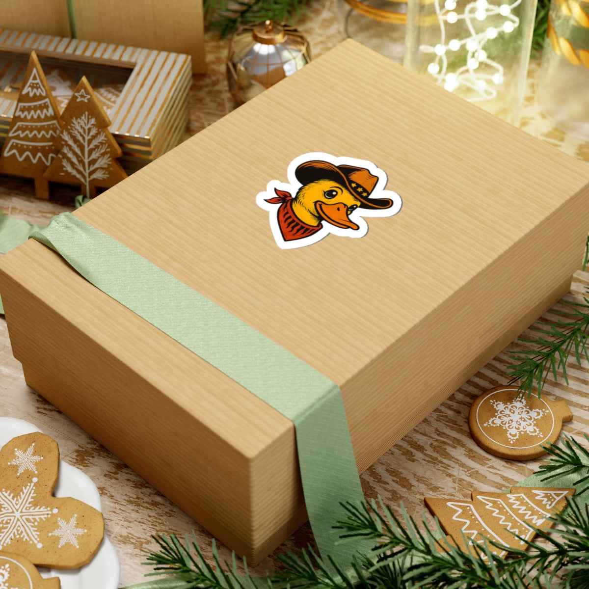 Cowboy Duck Stickers