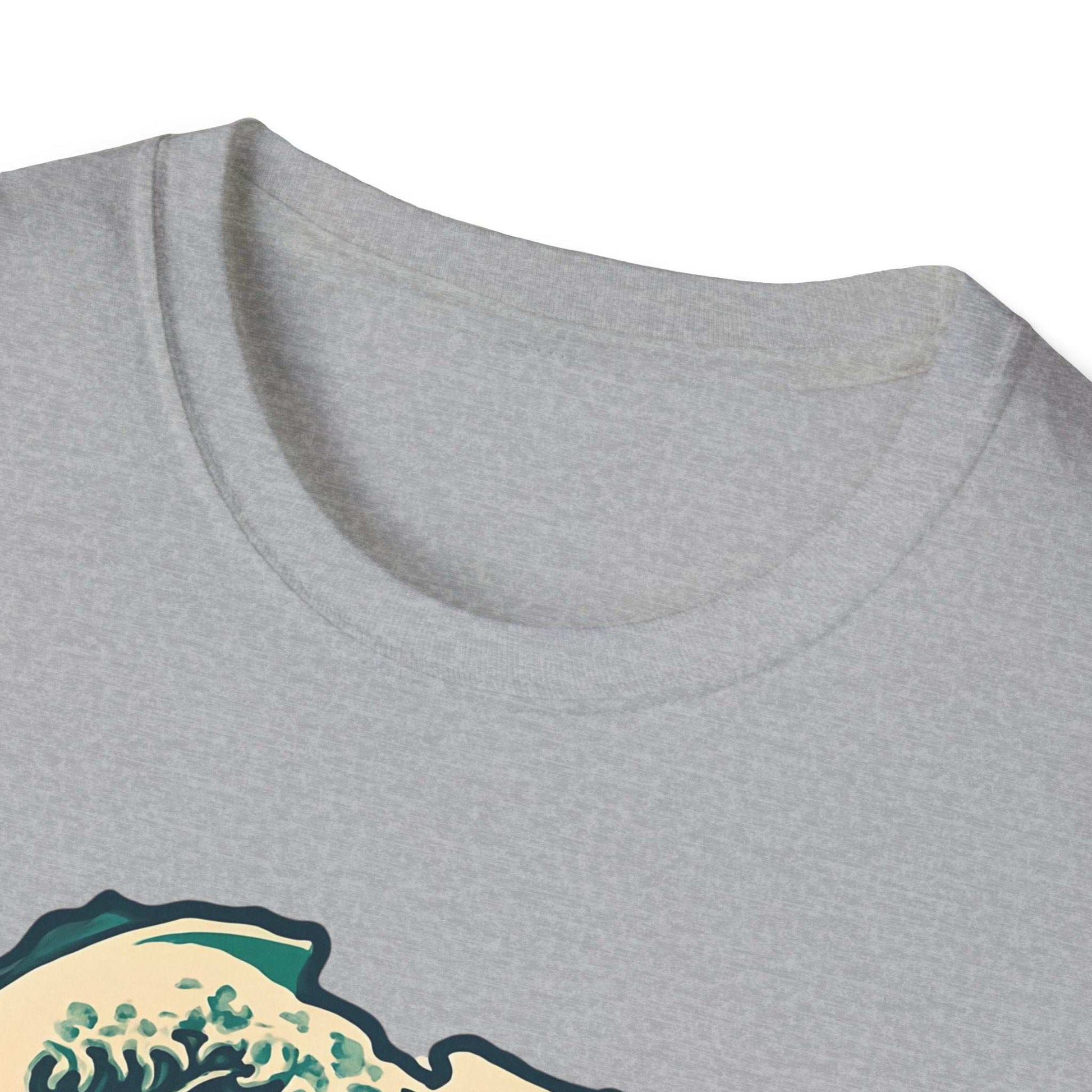 Waves of Afrika T-Shirt, Unique African Map Art Tee