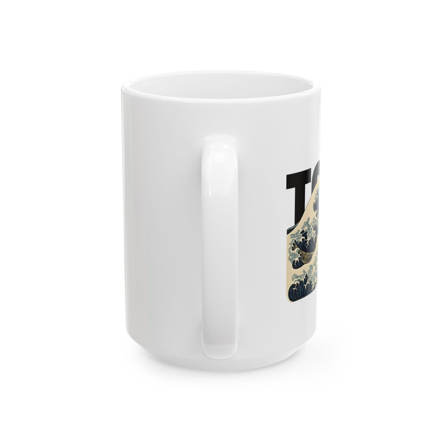Tokyo Japan Ocean Wave Ceramic Mug
