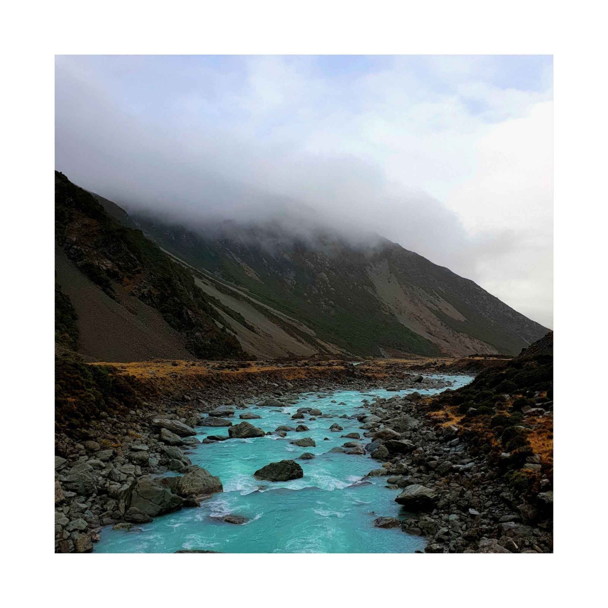 Vibrant Flow of the Hooker River