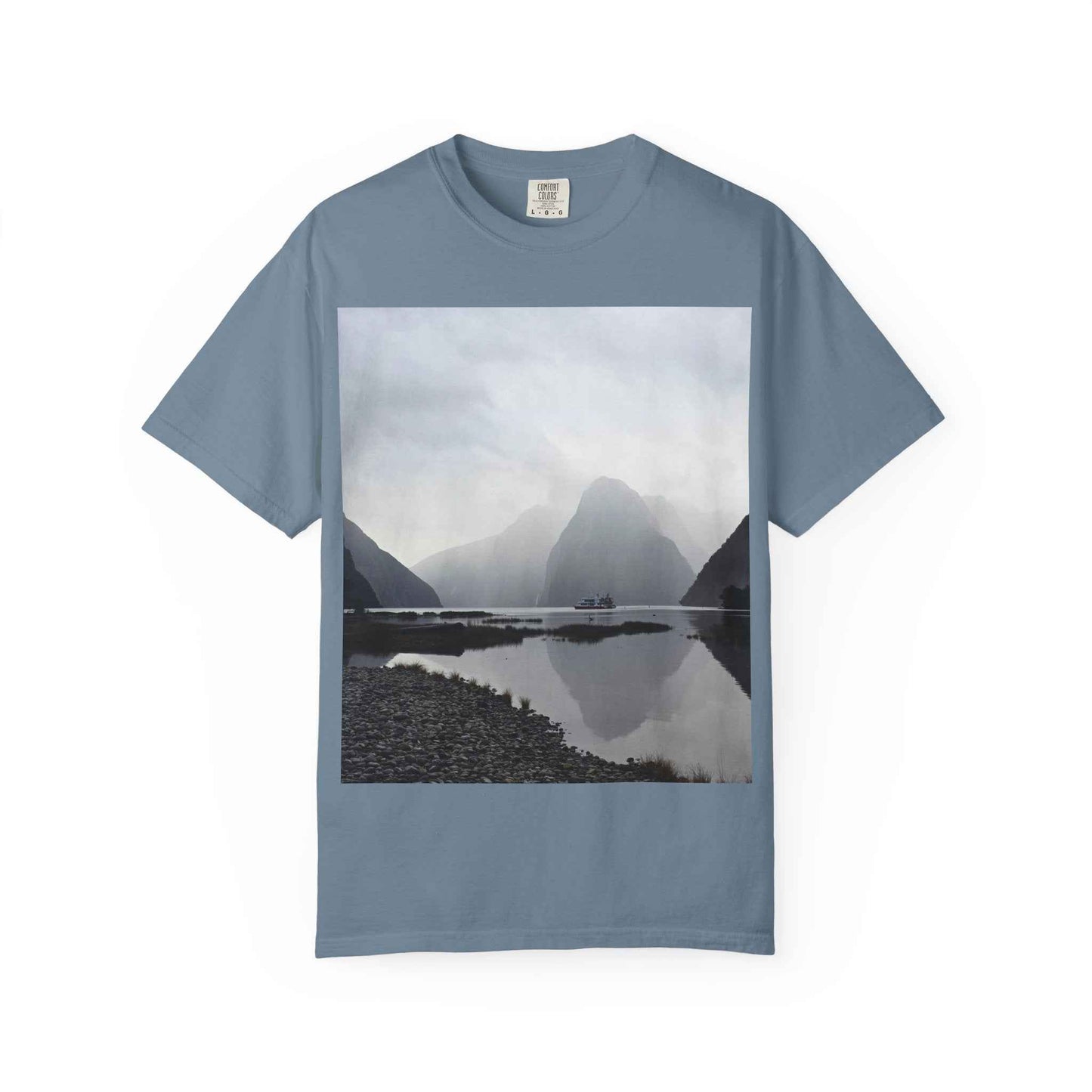 Milford Sound Tee Ice Blue