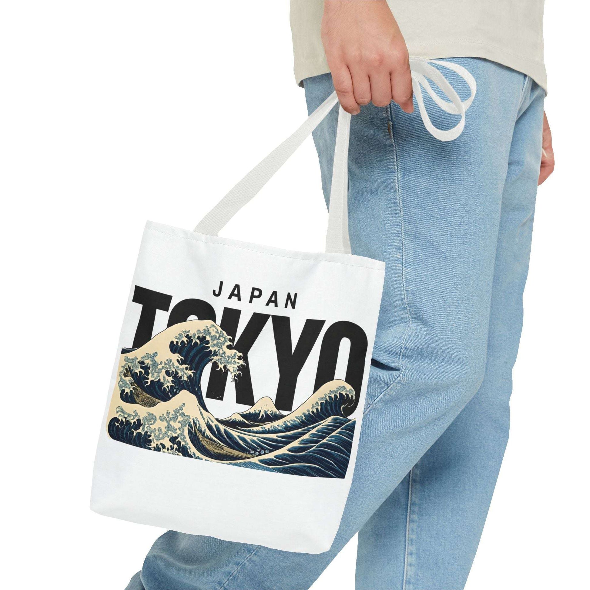 Japan Tokyo Wave Tote Bag