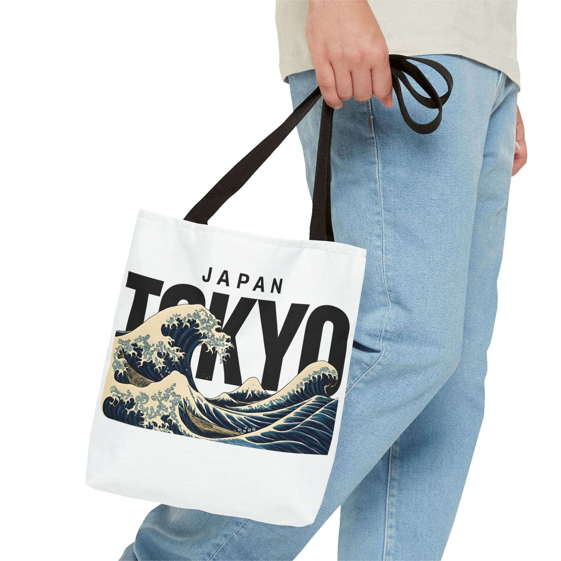 Japan Tokyo Wave Tote Bag