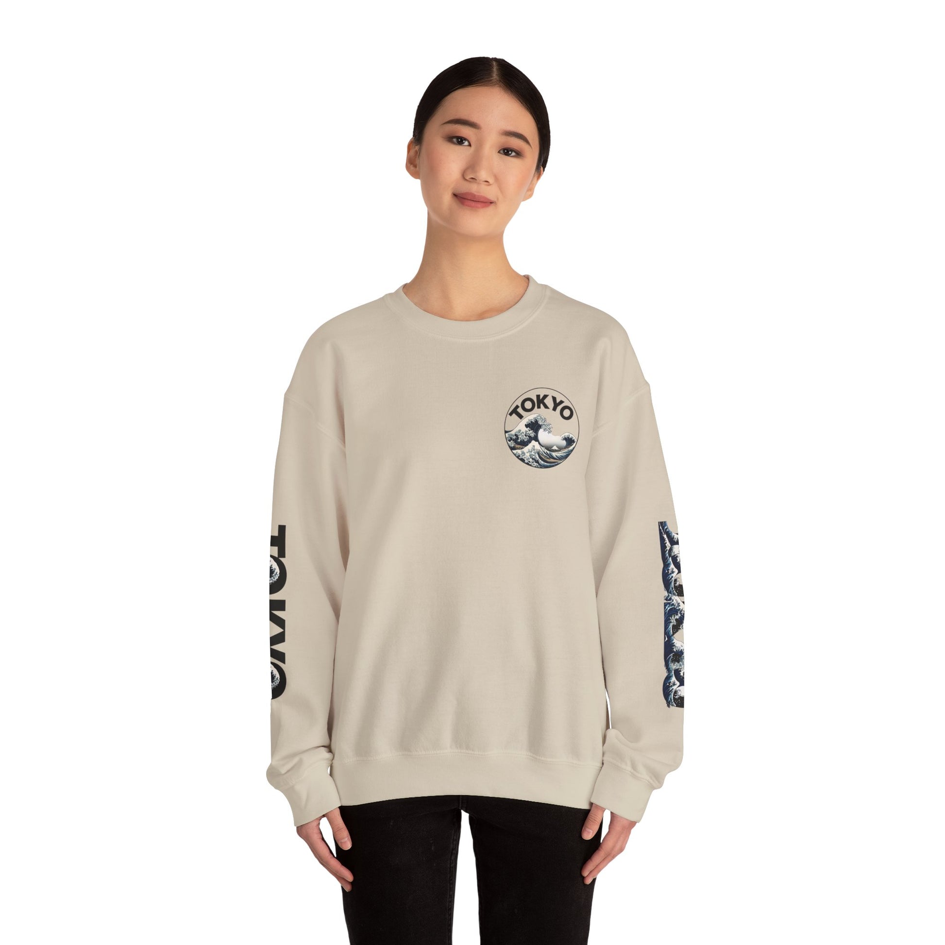 Tokyo Wave Unisex Heavy Blend Crewneck Sweatshirt