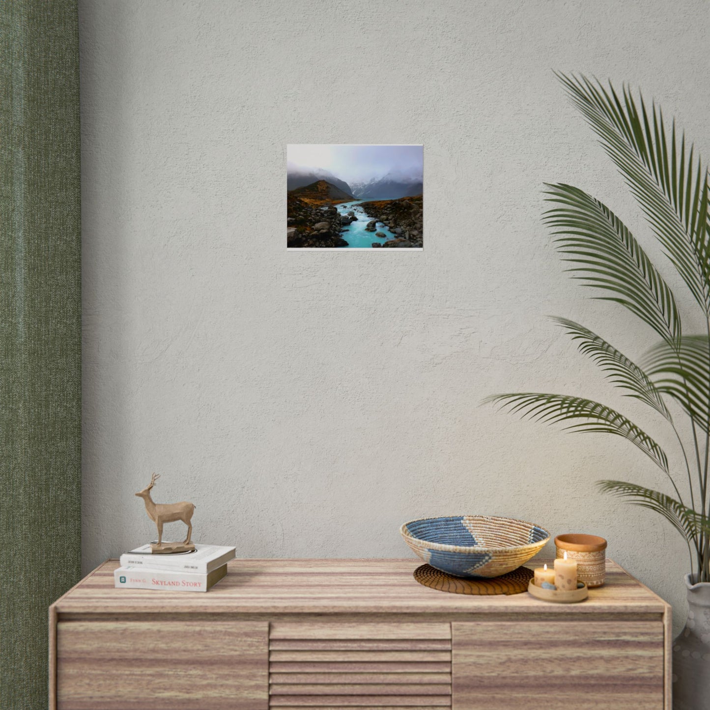 Unique New Zealand Landscape Painting Poster