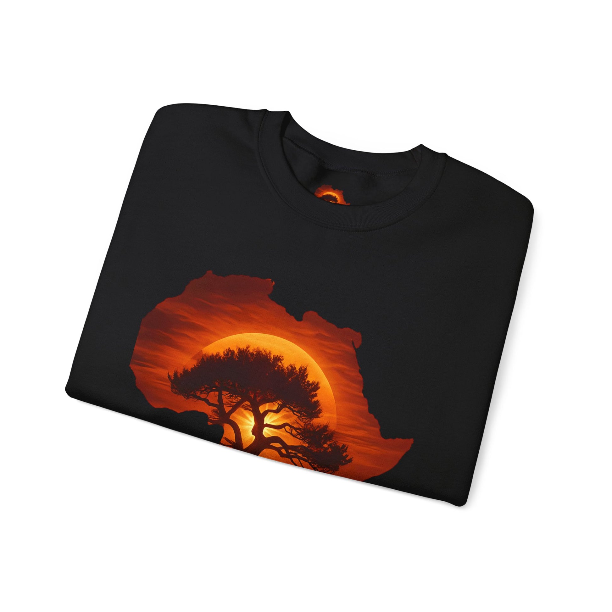 Unique Africa Map Sunset Sweatshirt