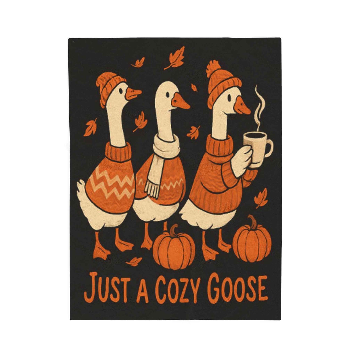 Cozy Goose Plush Blanket 30" × 40"
