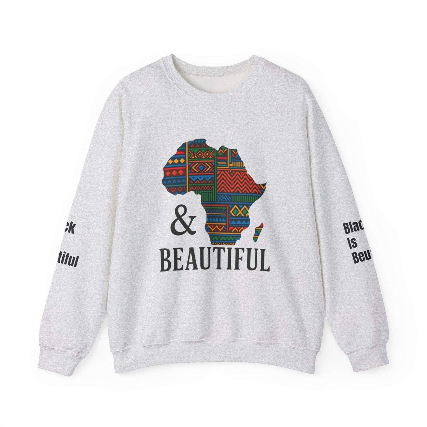 Black and Beautiful Crewneck Sweatshirt Ash