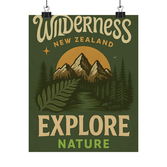 Nature Explorer Matte Posters 8" x 10" Matte