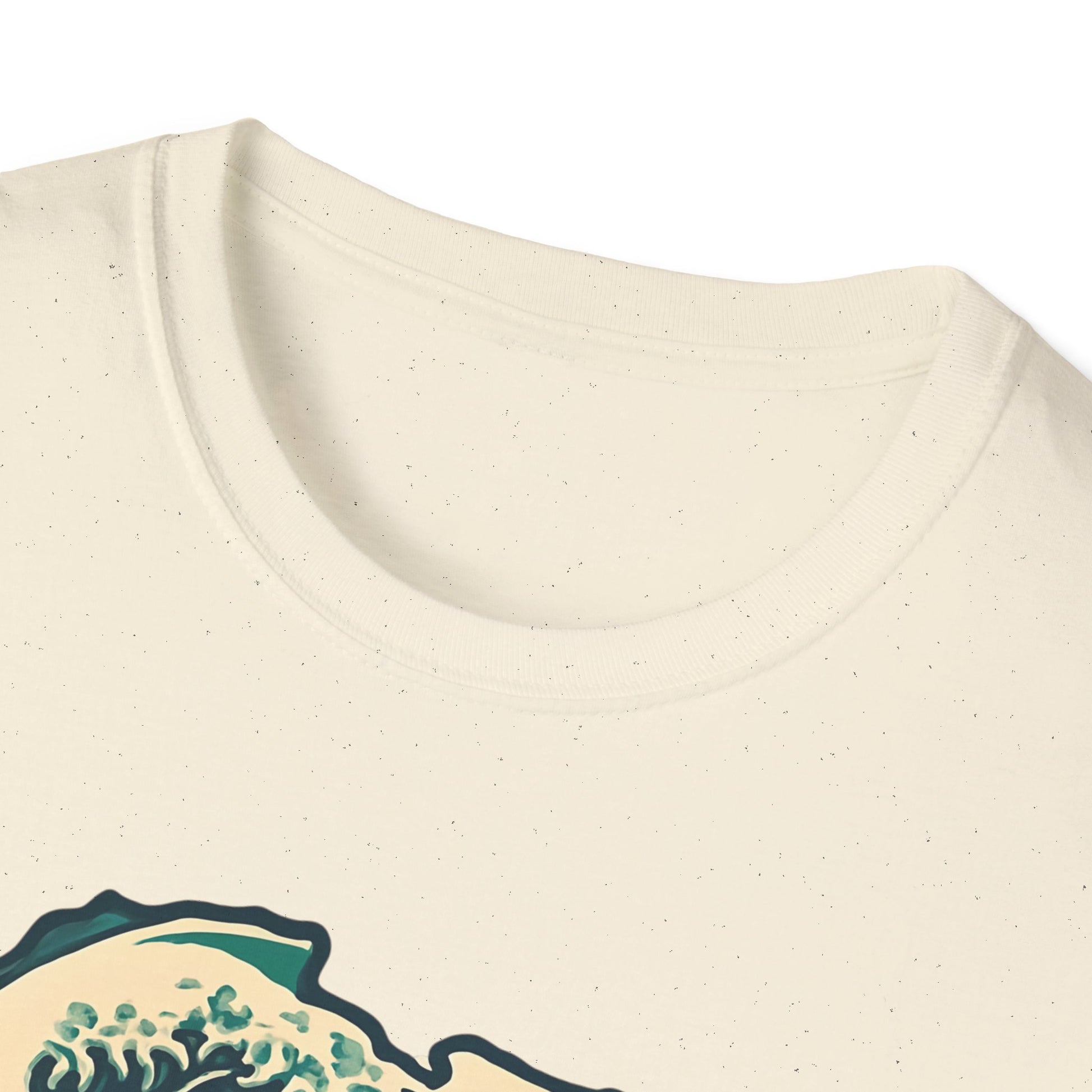 Waves of Afrika T-Shirt, Unique African Map Art Tee