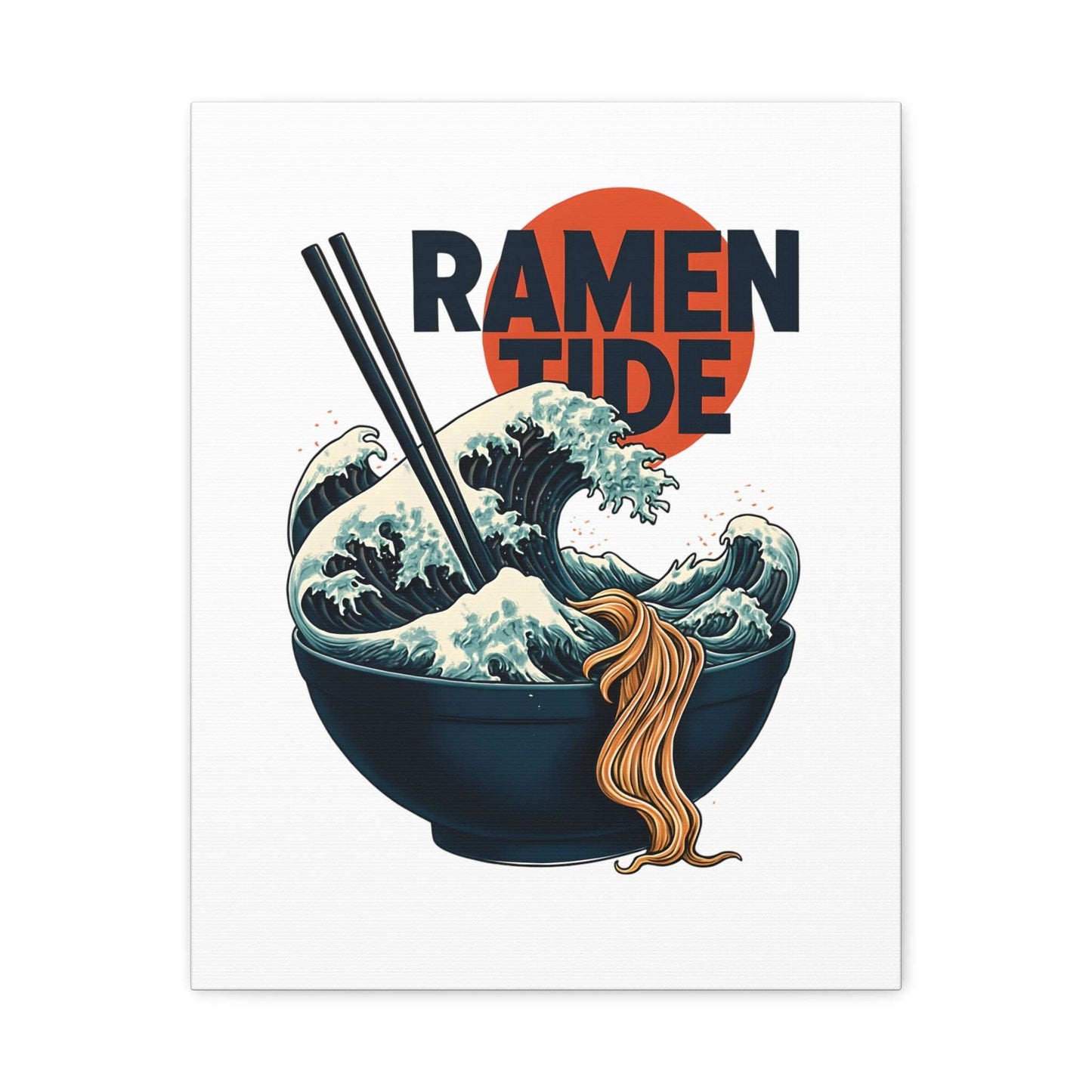 Canvas Art - Ramen Tide and Home Decor , Wall Art 16" x 20" (Vertical) 1.25"