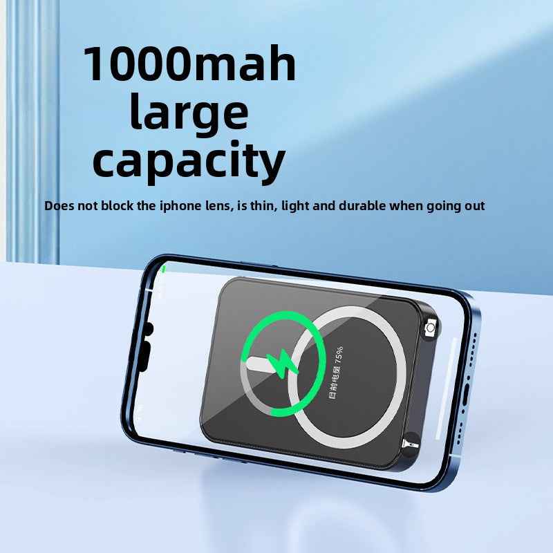 Magsafe Magnetic Folding Power Bank with Wireless Charging