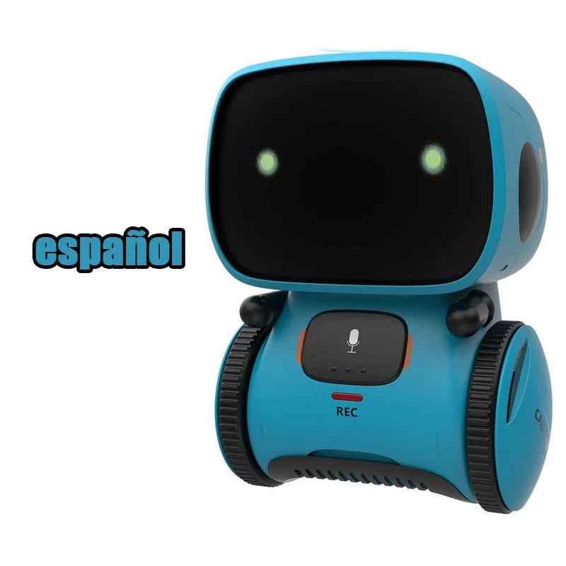 Interactive Voice-Controlled Smart Robot Spain Blue