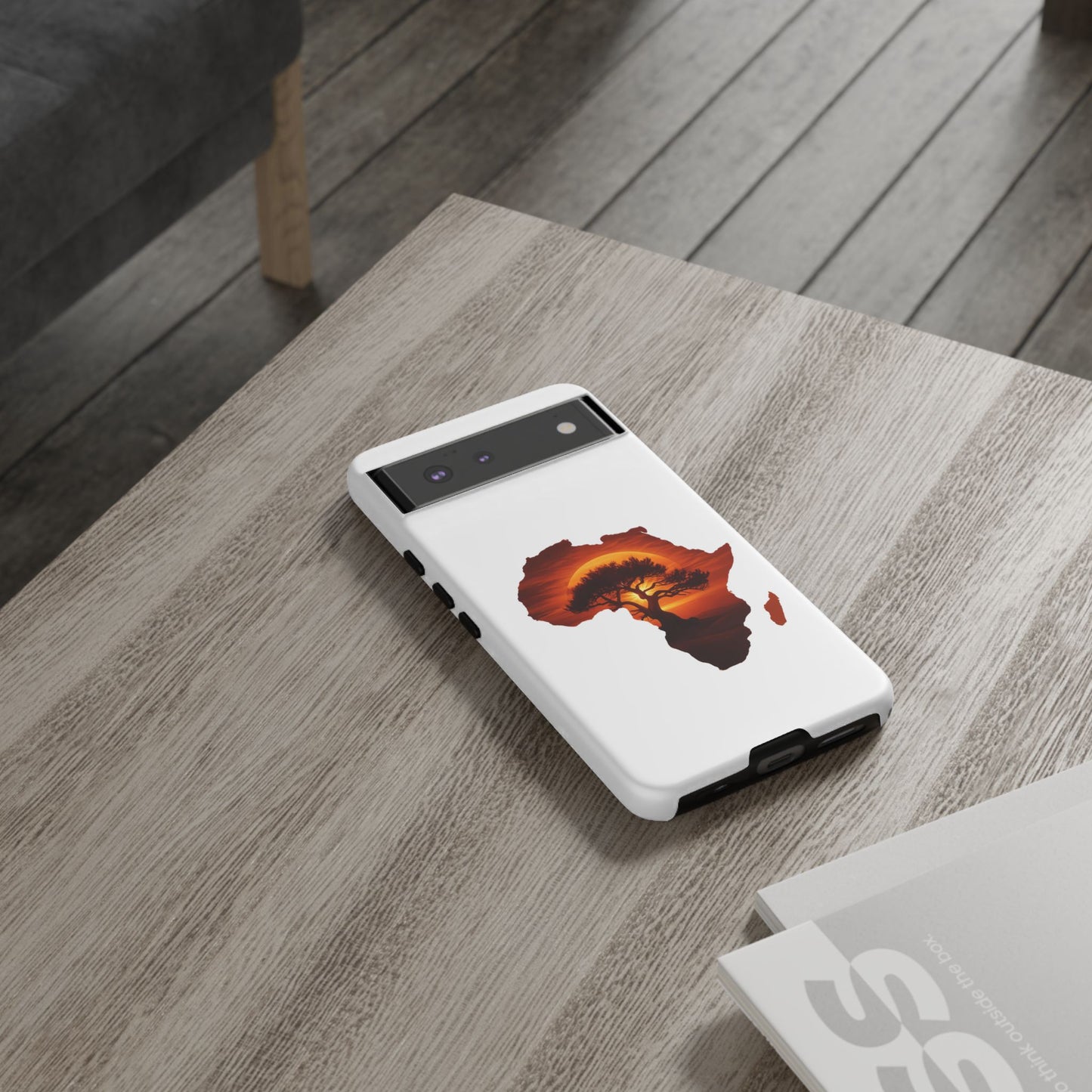 Unique Africa Map Sunset Phone Case