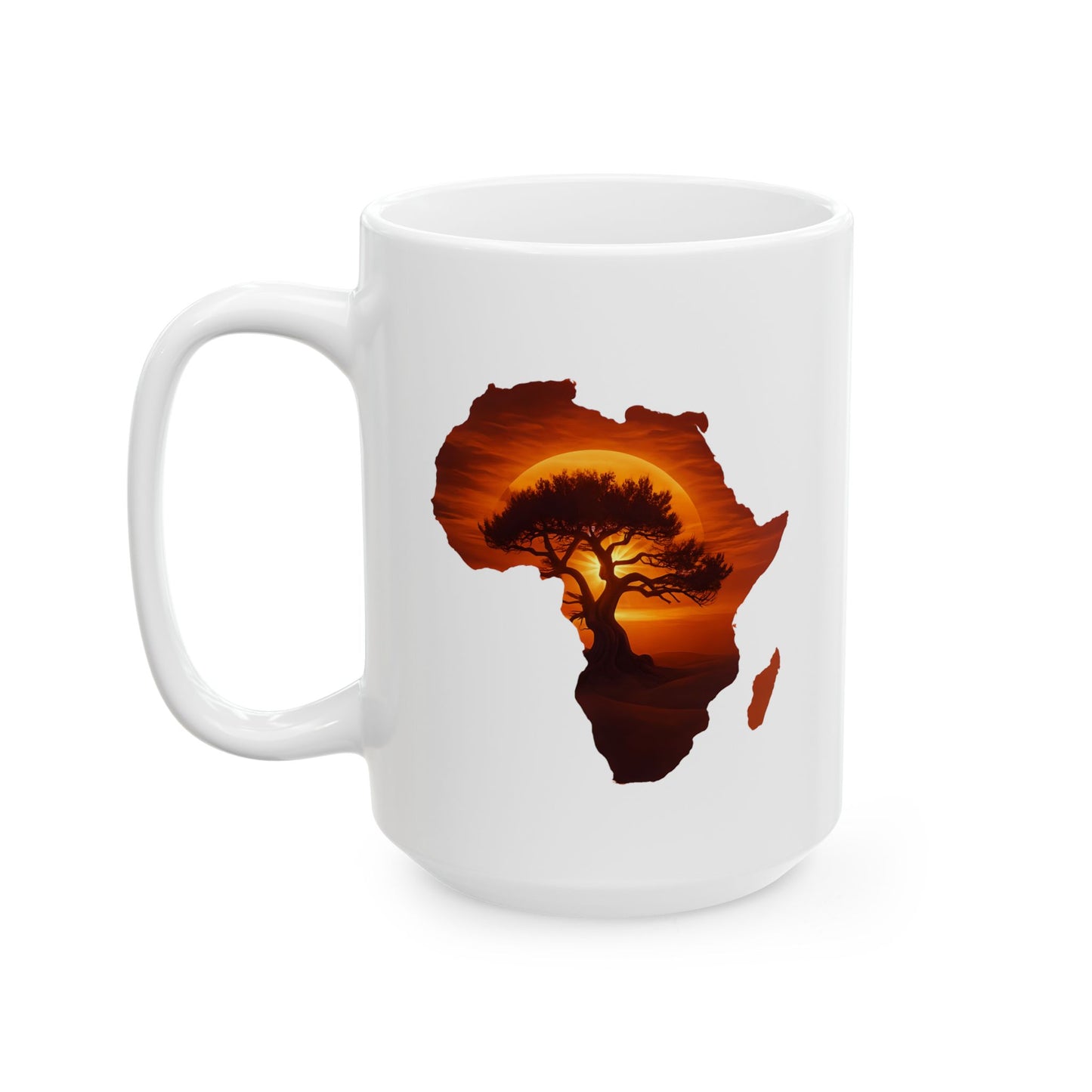 Unique Africa Map Mug