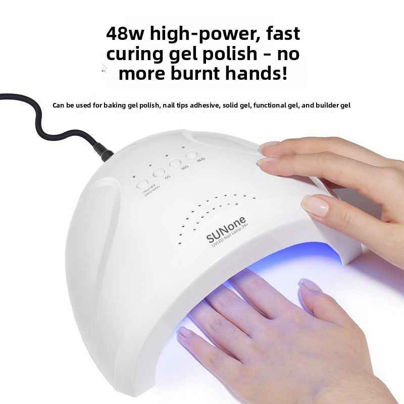 Nail lighting therapy machine