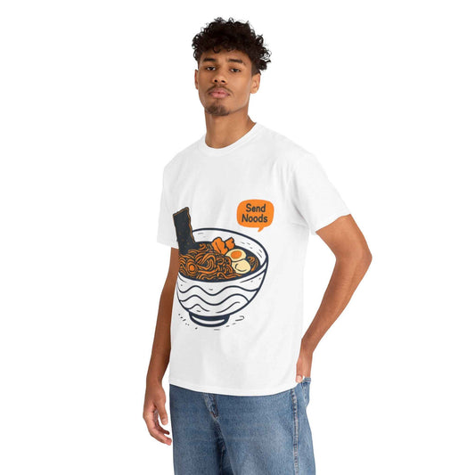 Funny Ramen Shirt Unisex Heavy Cotton Tee White