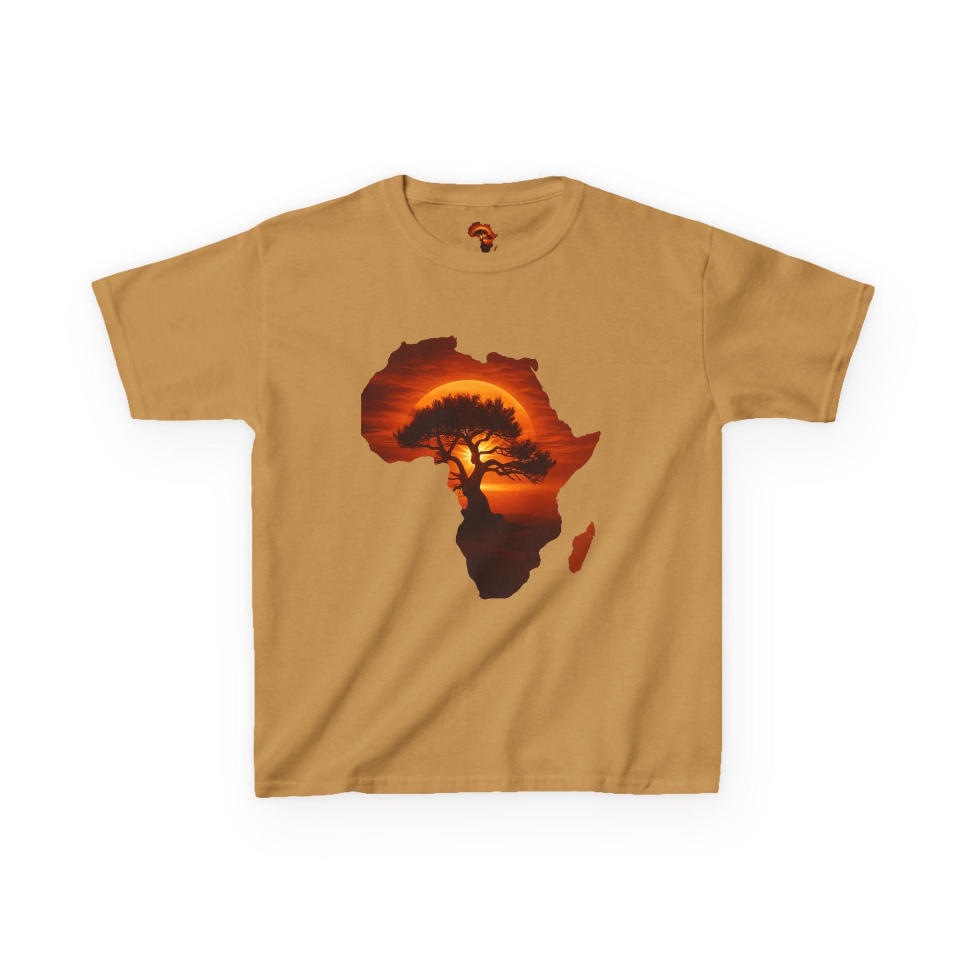 Unique Africa Map Kids Tee