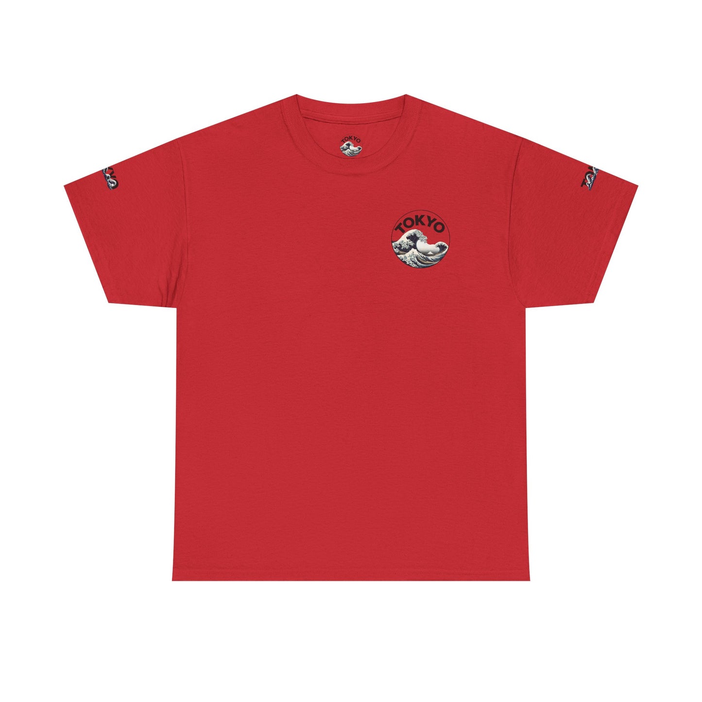 Tokyo Wave Graphic Tee Red