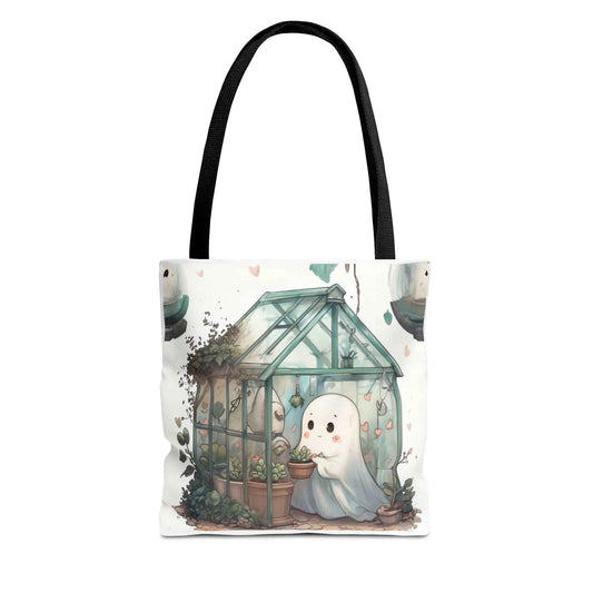 Ghostly Tote Bag 13" × 13'' Black