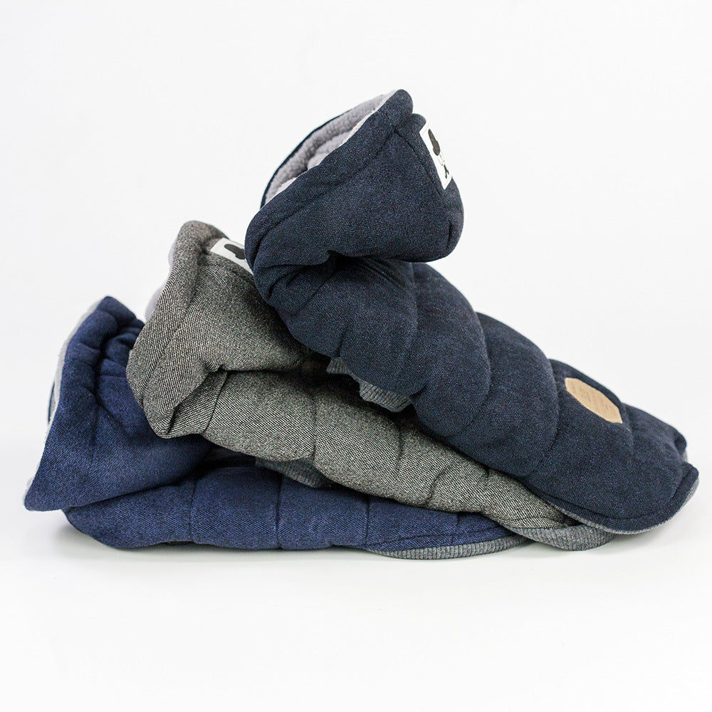 Dog Two-Layered Cotton Coat with Leg Coverage