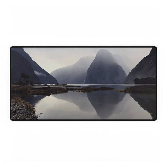 Milford Sound Scenic Desk Mat 31.5" × 15.5"