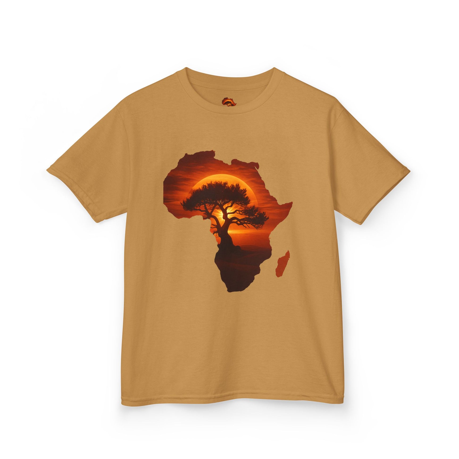 Unique Africa Map Kids Tee