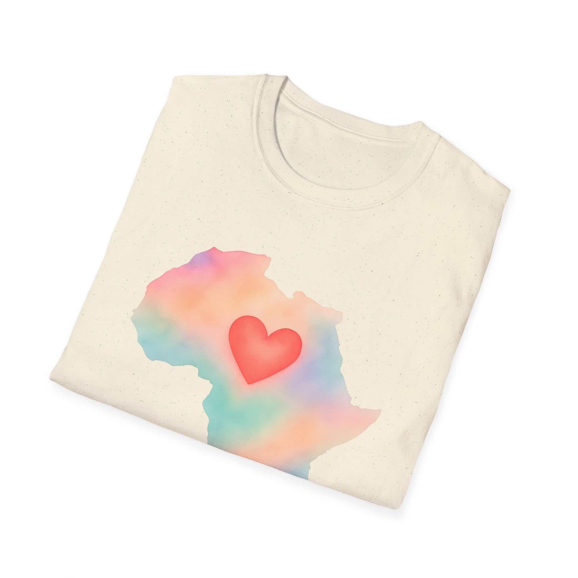 Africa Map Watercolor T-Shirt