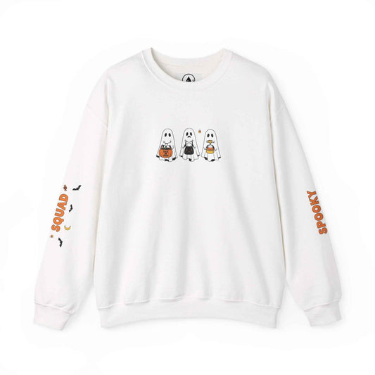 Spooky Squad Sweatshirt White