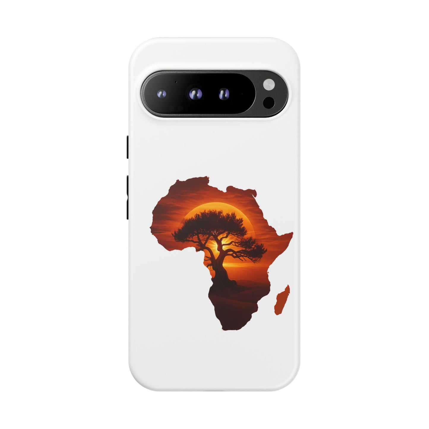 Unique Africa Map Sunset Phone Case Google Pixel 9 Pro XL Matte