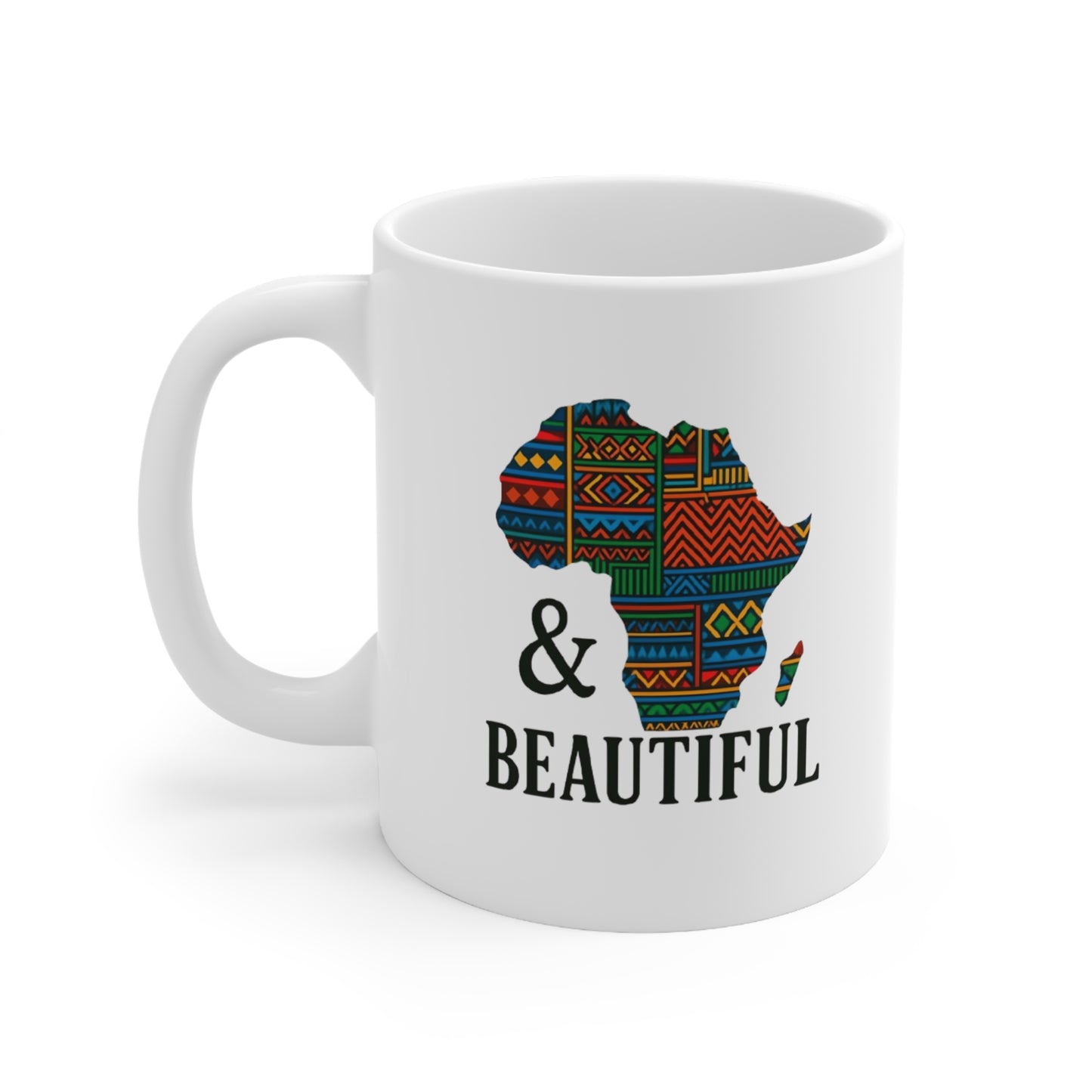 Africa Map Ceramic Coffee Cups - 11oz