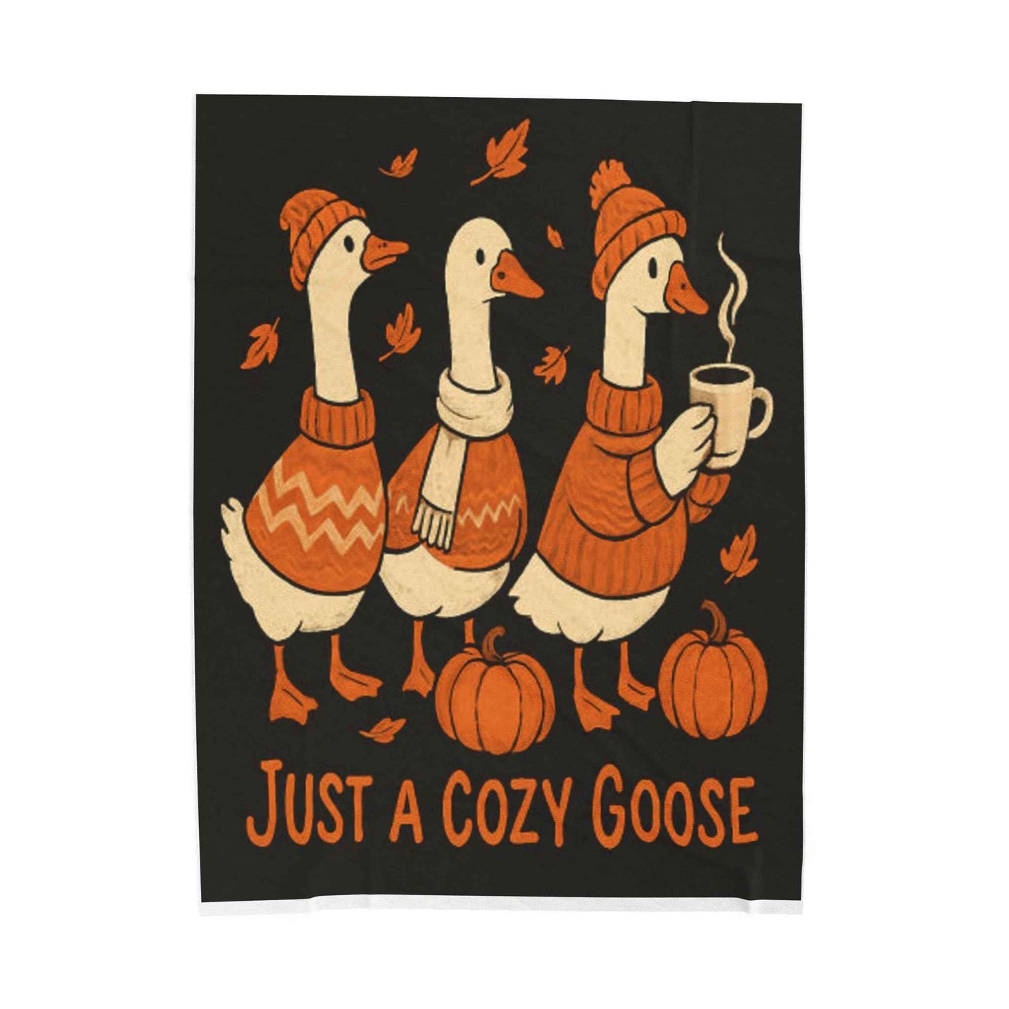 Cozy Goose Plush Blanket 60" × 80"