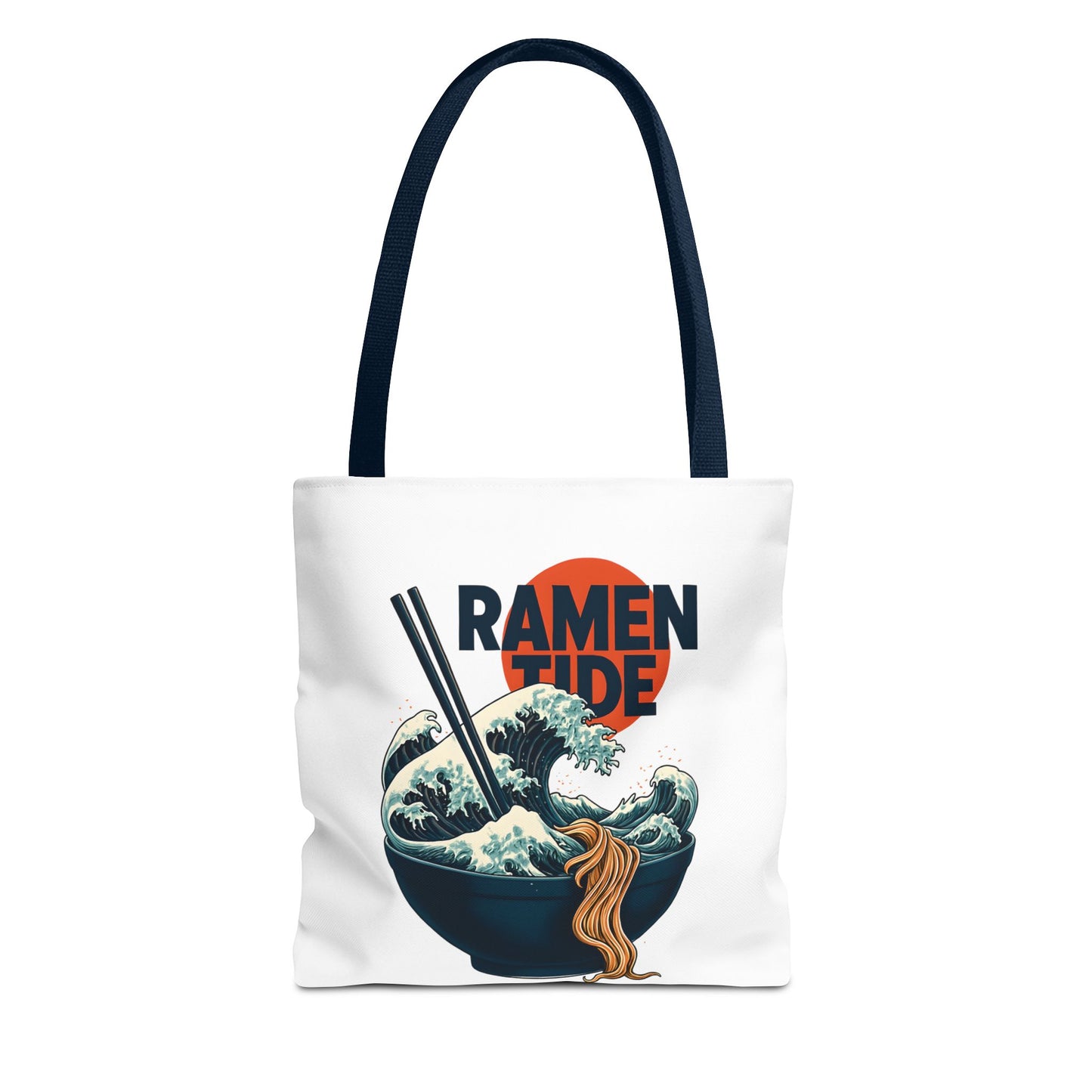 Ramen Tide Tote Bag 13" × 13'' Navy