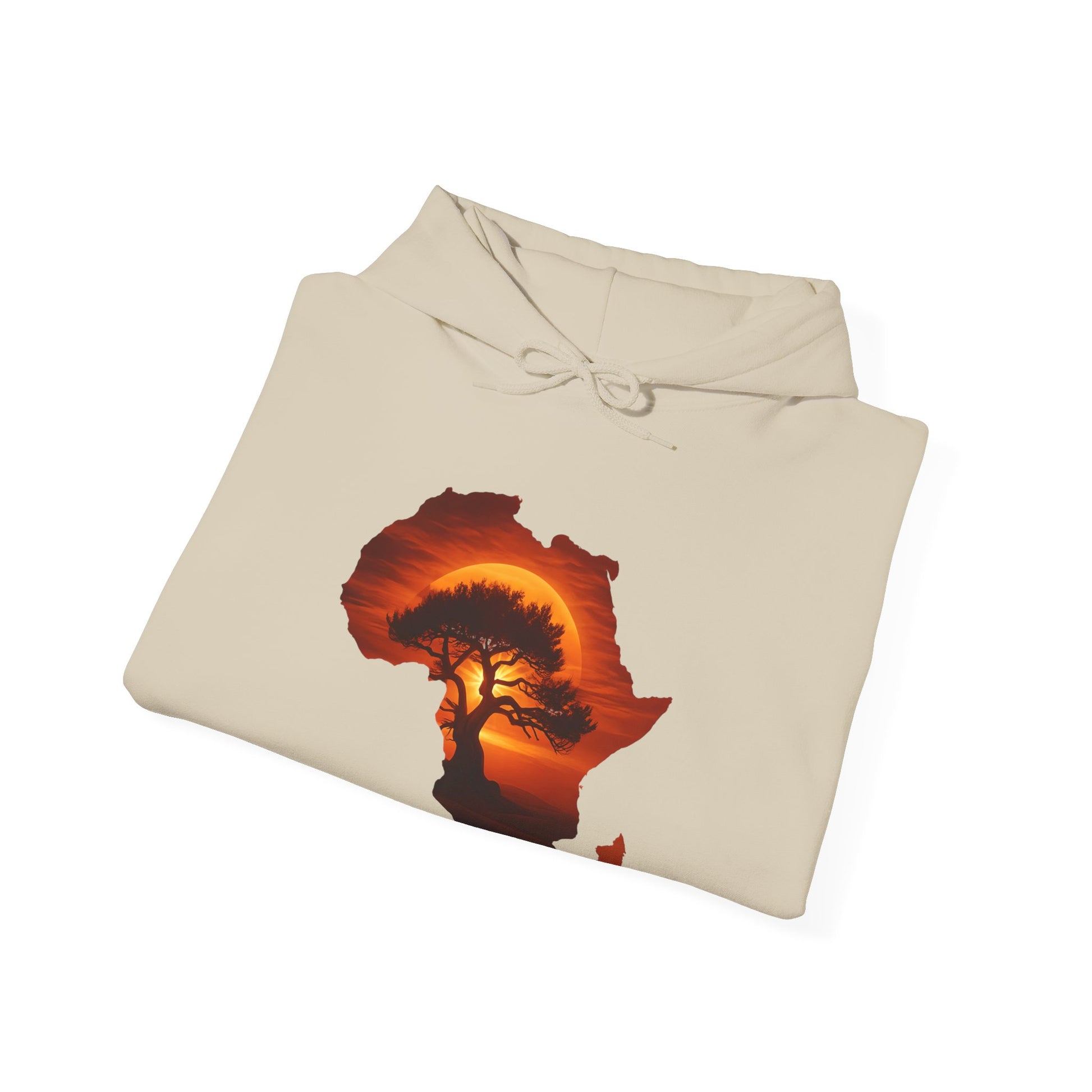 Africa Map Sunset Hoodie