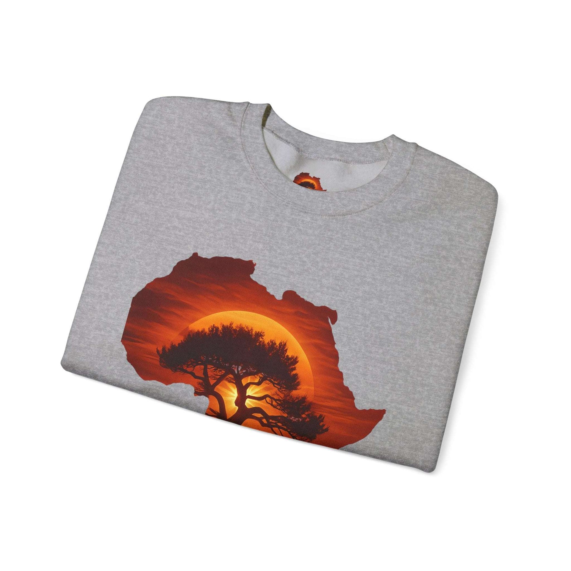 Unique Africa Map Sunset Sweatshirt