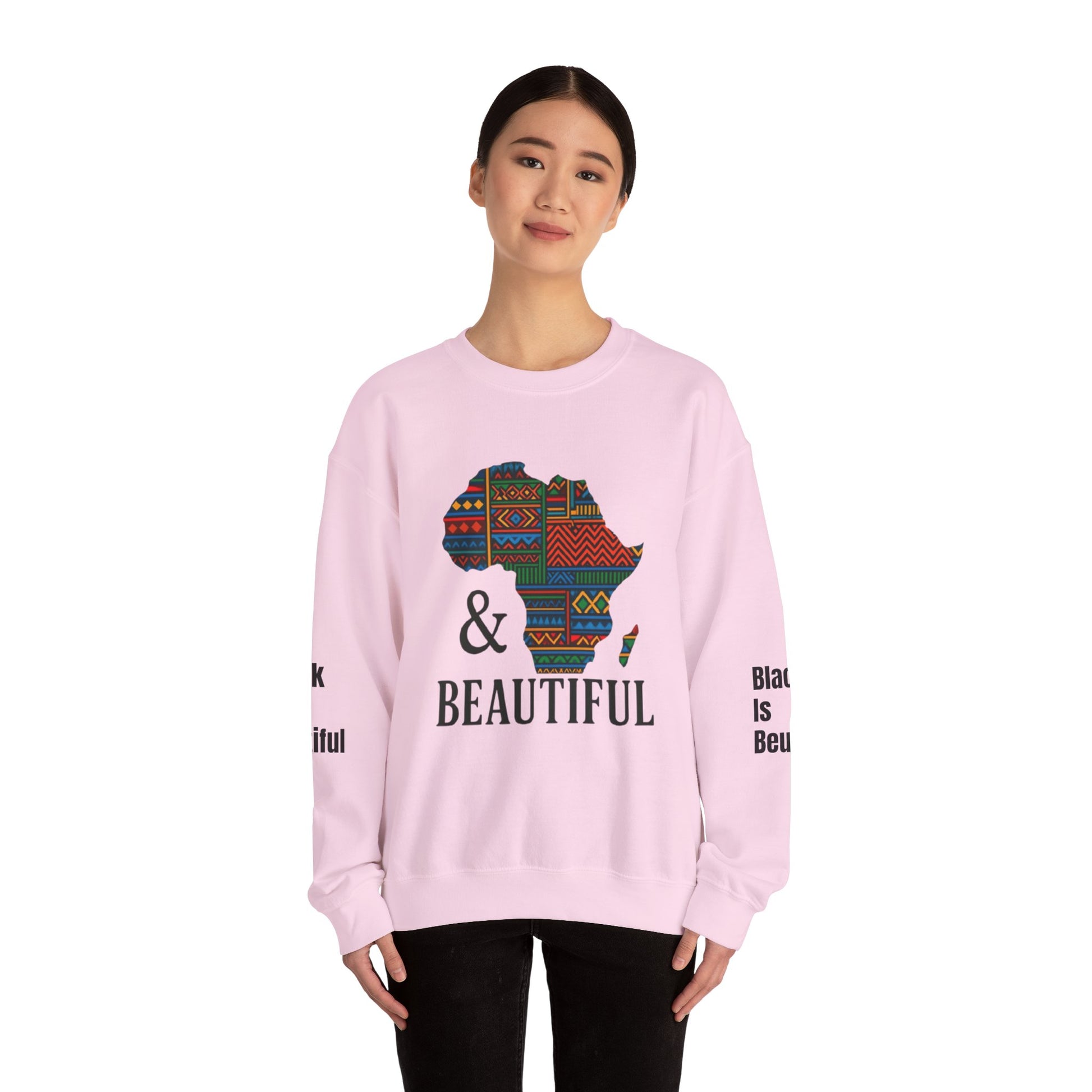 Black and Beautiful Crewneck Sweatshirt