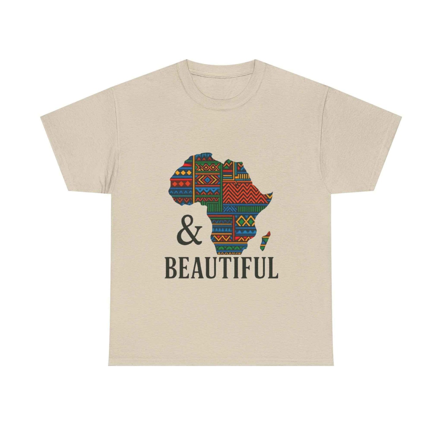 African Map Beautiful Tee Sand