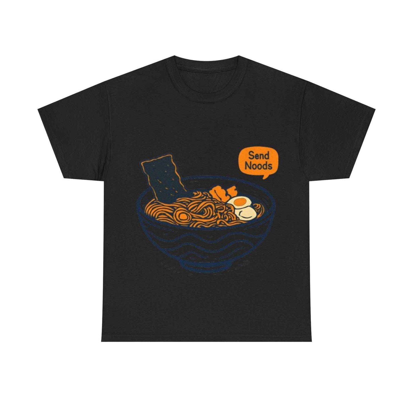 Funny Ramen Shirt Unisex Heavy Cotton Tee Black